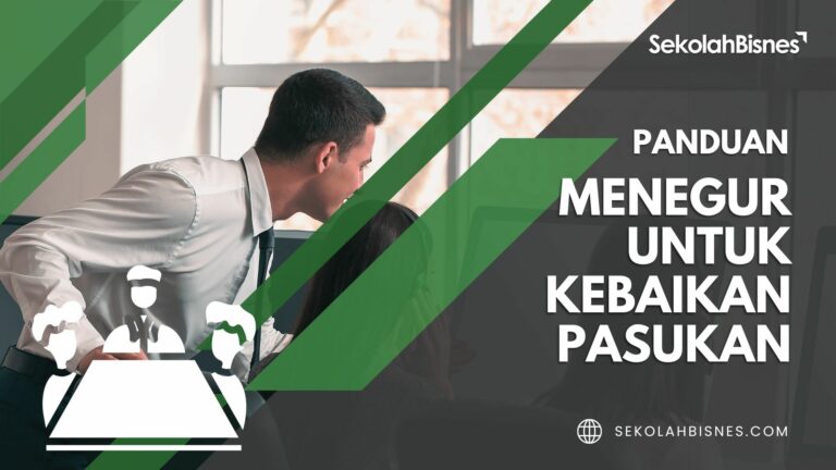 Panduan Menegur Untuk Kebaikan Pasukan
